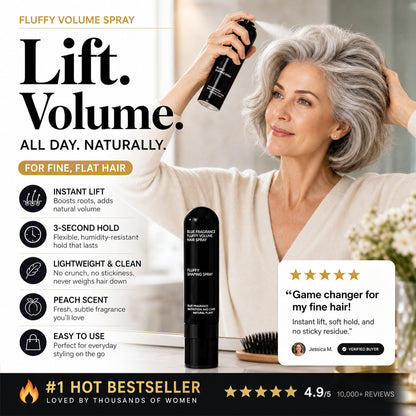 Fluffy Volume Spray – Peach Scent & All-Day Hold